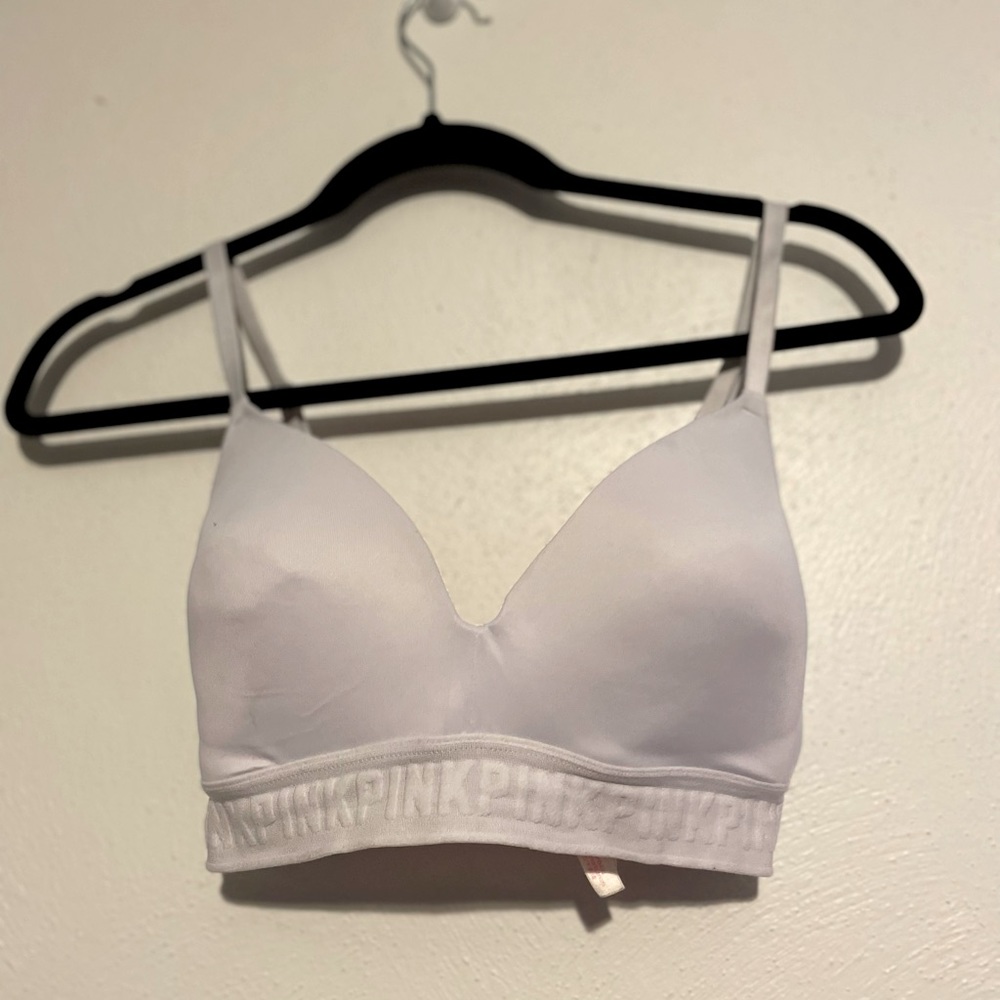 Pink bra